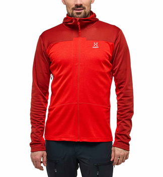 ROC Flash Mid Hood Men, Corrosion/Zenith Red