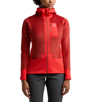 ROC Spitz Mid Hood Women, Corrosion/Poppy Red