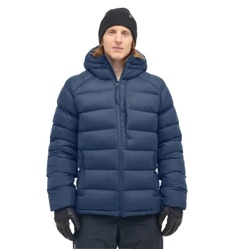 Rosson Down Hood Men Tarn Blue
