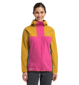 L.I.M Alpha Hood Women Ultra Pink/Autumn Leaves
