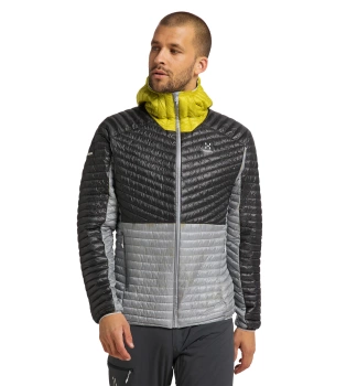 L.I.M Mimic Hood Men Stone Grey/Magnetit