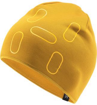 Fanatic Print Beanie, Autumn Leaves/Pumpkin Yellow